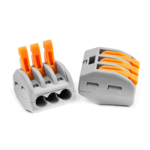 Mennyezeti lámpa bekötése Wago sorkapocs