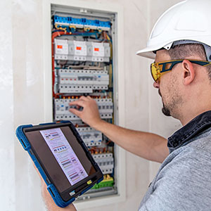 villanyszerelő Budapesten ellenörzés közben